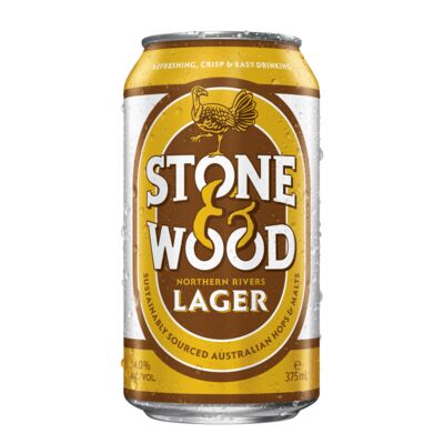 Stone Wood Northern Rivers Lager Can 375mL Each | Liquorland