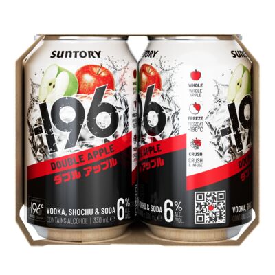  196 Double Apple 6 Can 330mL Pack 4 | Liquorland