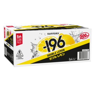  196 Double Lemon 6 Can 500mL Carton 24 | Liquorland