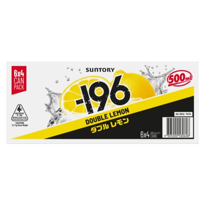  196 Double Lemon 6 Can 500mL Carton 24 | Liquorland