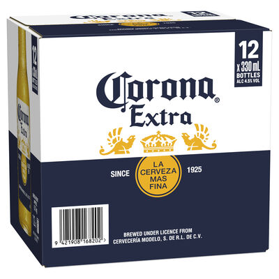 Corona Extra Bottle 330mL 12pk Pack 12 | Liquorland