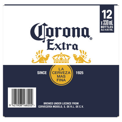 Corona Extra Bottle 330mL 12pk Pack 12 | Liquorland