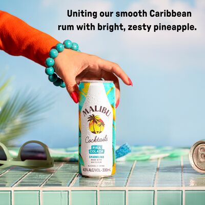 Malibu Cocktails Pina Colada Can 330mL Each | Liquorland