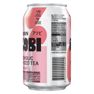 Kirin Asobi Peach Iced Tea Can 330mL Each | Liquorland