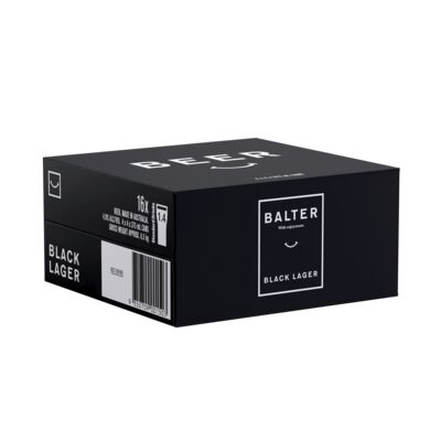 Balter Black Lager Can 375mL Carton 16 | Liquorland