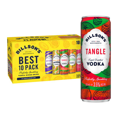 Billson S Vodka Best Of Can 355mL 10pk Pack 10 | Liquorland