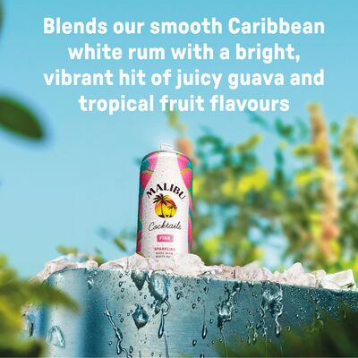 Malibu Pink Can 330mL Each | Liquorland