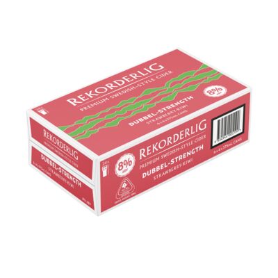 Rekorderlig Strawberry Kiwi Dubbel Can 375mL Carton 24 | Liquorland