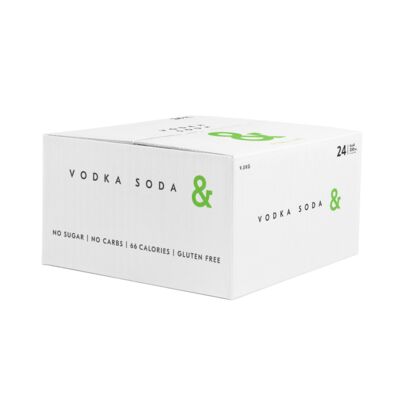 Ampersand Vodka Soda Pine Lime Can 330mL Carton 24 | Liquorland