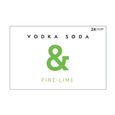 Ampersand Vodka Soda Pine Lime Can 330mL Carton 24 | Liquorland