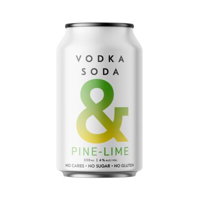 Ampersand Vodka Soda Pine Lime Can 330mL Each | Liquorland