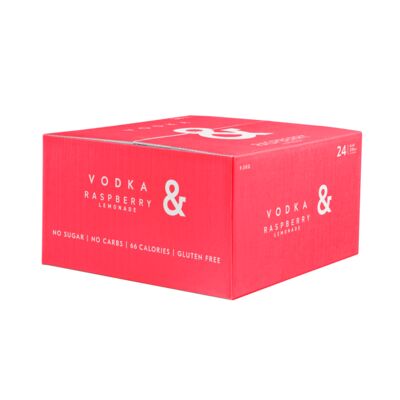 Ampersand Vodka Raspberry Lemonade Can 330mL Carton 24 | Liquorland