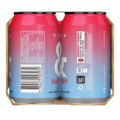 Ampersand Vodka Raspberry Lemonade Can 330mL Pack 4 | Liquorland
