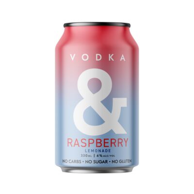 Ampersand Vodka Raspberry Lemonade Can 330mL Each | Liquorland