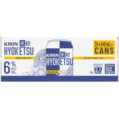 Kirin Hyoketsu Mango Can 440mL Carton 24 | Liquorland