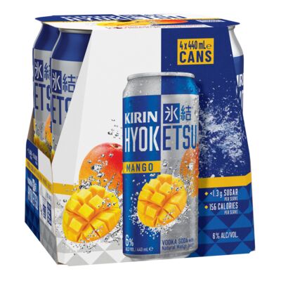 Kirin Hyoketsu Mango Can 440mL Pack 4 | Liquorland