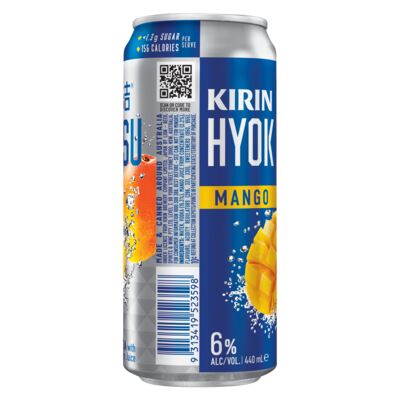 Kirin Hyoketsu Mango Can 440mL Each | Liquorland