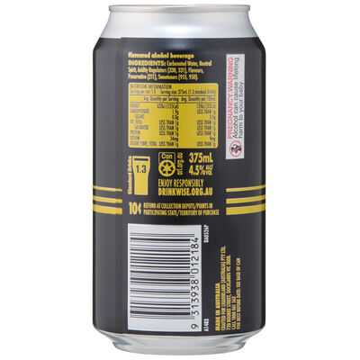 Nomikai Alcoholic Hard Lemon Zero Sugar Can 375mL Each | Liquorland