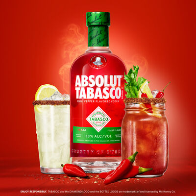Absolut Tabasco Vodka 700mL Each | Liquorland
