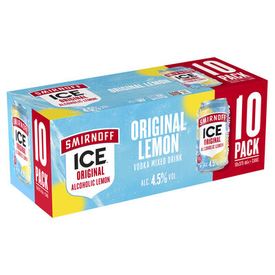 Smirnoff Ice Original Can 375mL 10pk Pack 10 | Liquorland