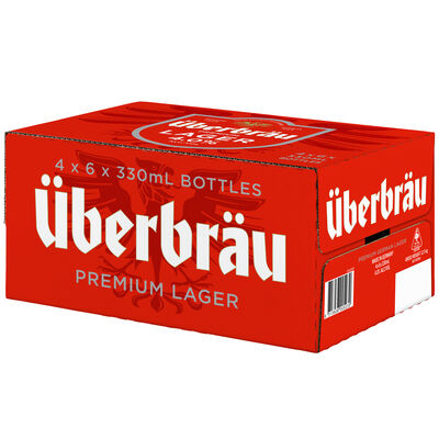 Uberbrau Imported Lager Bottle 330mL Carton 24 | Liquorland