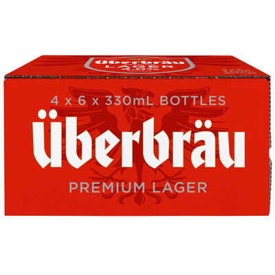 Uberbrau Imported Lager Bottle 330mL Carton 24 | Liquorland