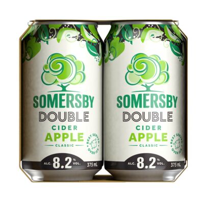 Somersby Double Apple Cider Can 375mL Pack 4 | Liquorland