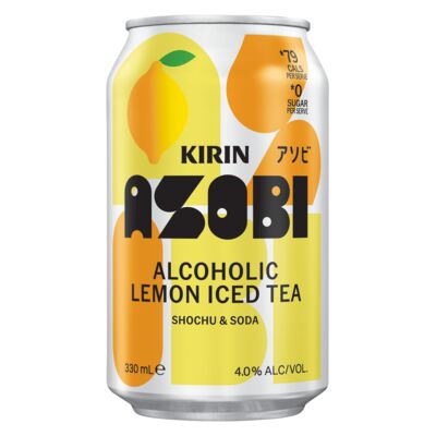 Kirin Asobi Lemon Iced Tea Can 330mL Each | Liquorland