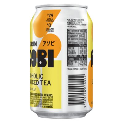 Kirin Asobi Lemon Iced Tea Can 330mL Each | Liquorland