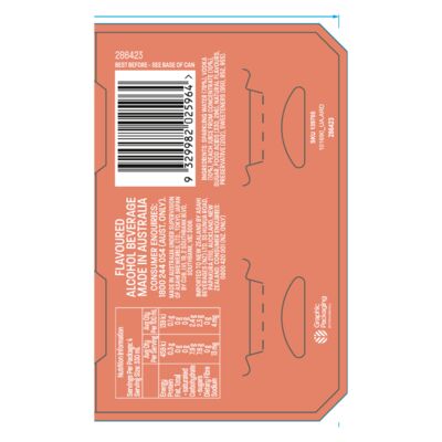 Asahi Zeitaku Shibori Peach Can 330mL Pack 4 | Liquorland