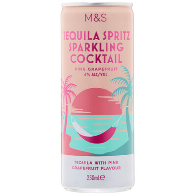 M S Tequila Grapefruit Spritz 250mL Each | Liquorland