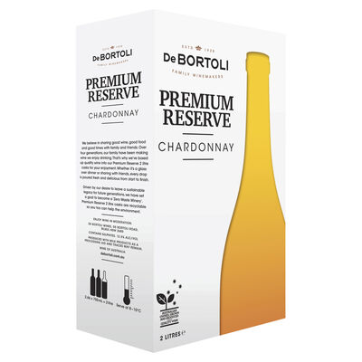 De Bortoli Premium Reserve Chardonnay Cask 2lt Each | Liquorland