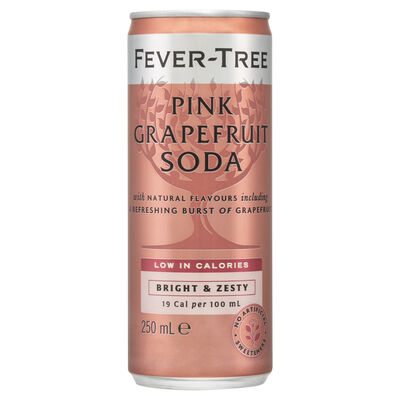 Fever Tree Pink Grapefruit Soda 250mL Each | Liquorland