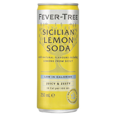 Fever Tree Sicilian Lemon Soda 250mL Each | Liquorland