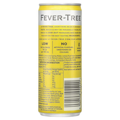 Fever Tree Sicilian Lemon Soda 250mL Each | Liquorland