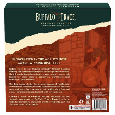 Buffalo Trace American Whiskey Hat Gift Pack 700mL Each | Liquorland