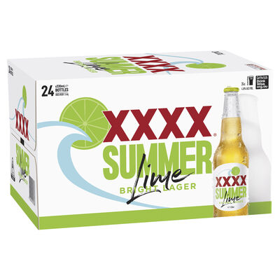 Summer Bright Lime Bottle 330mL Carton 24 | Liquorland