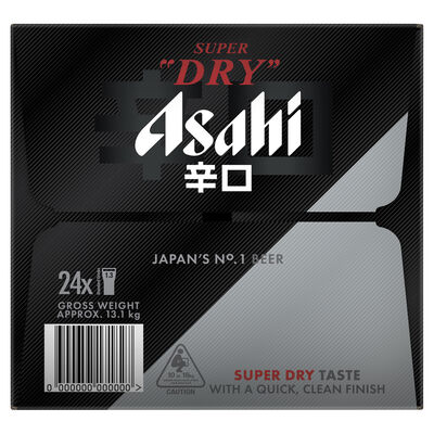 Asahi Super Dry Bottle 330mL Carton 24 | Liquorland