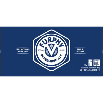Furphy Refreshing Ale Bottle 375mL Carton 24 | Liquorland