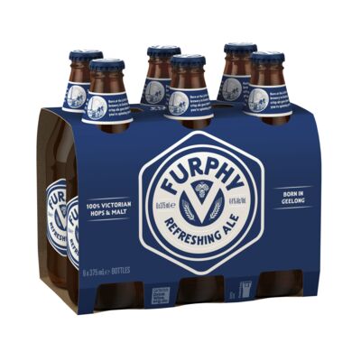 Furphy Refreshing Ale Bottle 375mL Pack 6 | Liquorland