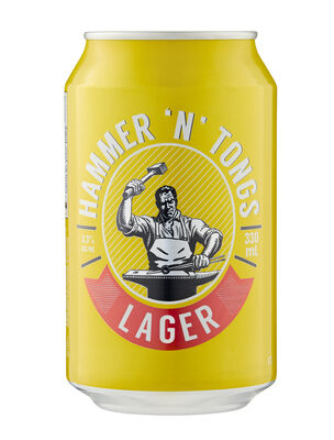 Hammer N Tongs Gold Block Can 330mL Pack 30 | Liquorland