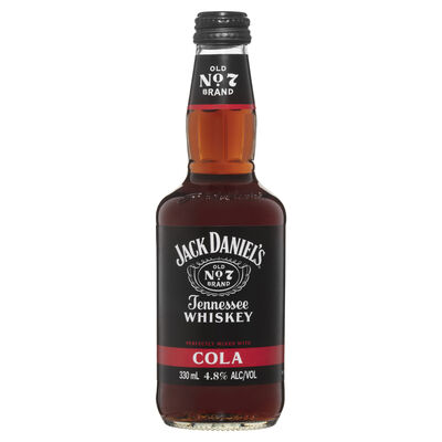 Jack Daniels Cola Bottle 330mL Each | Liquorland