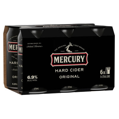 Mercury Hard Cider Can 375mL Pack 6 | Liquorland