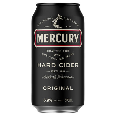 Mercury Hard Cider Can 375mL Each | Liquorland