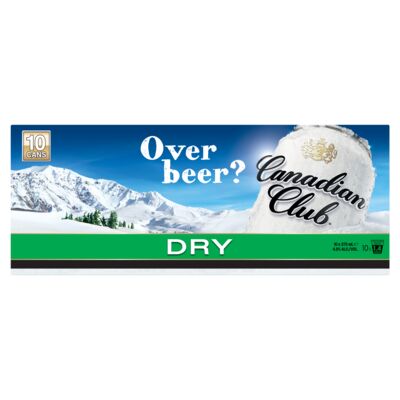 Canadian Club Dry Can 375mL 10pk Pack 10 | Liquorland