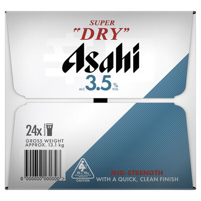 Asahi Super Dry 3 5 Bottle 330mL Carton 24 | undefined