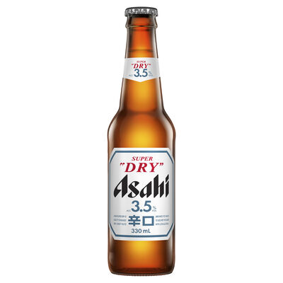 Asahi Super Dry 3 5 Bottle 330mL Each | Liquorland