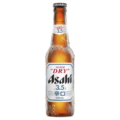 Asahi Super Dry 3 5 Bottle 330mL Each | Liquorland