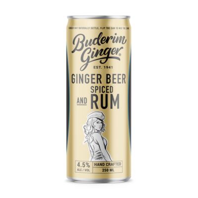 Buderim Ginger Beer Spiced Rum 250mL Pack 4 | Liquorland