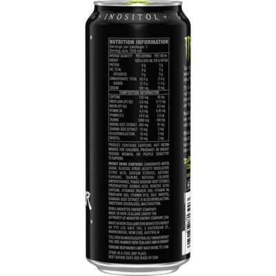 Monster Energy Drink Green 500mL Each | Liquorland